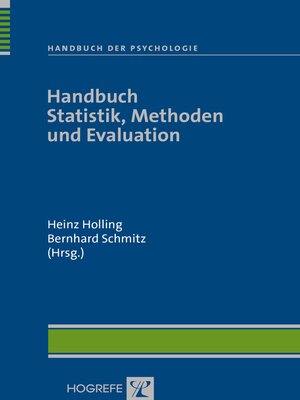 cover image of Handbuch Statistik, Methoden und Evaluation